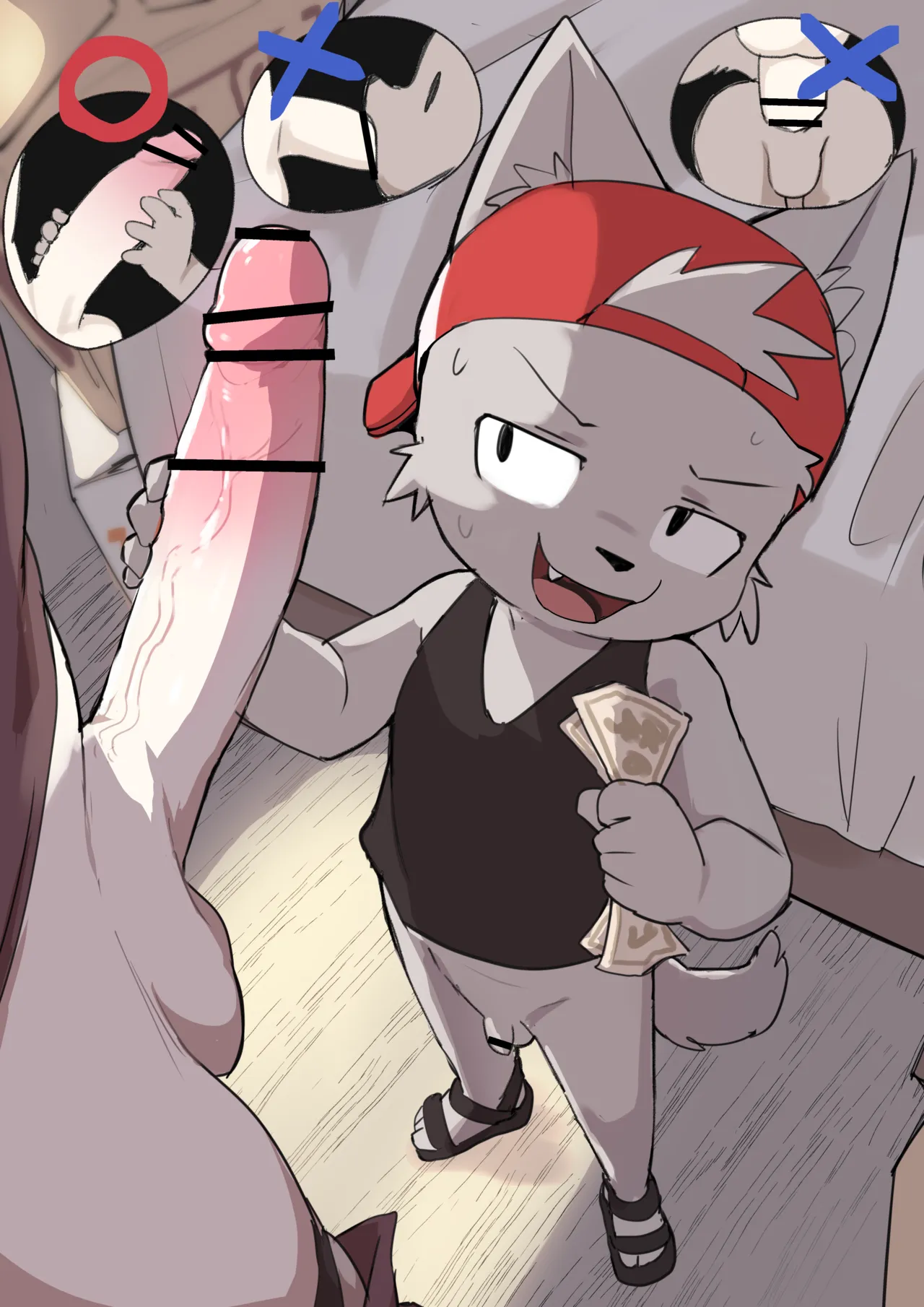 Manmosu Marimo - The Naughty Red Back-Cap Pup page 8 full