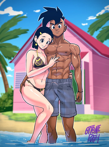 Chichi x Uub NSFW cover