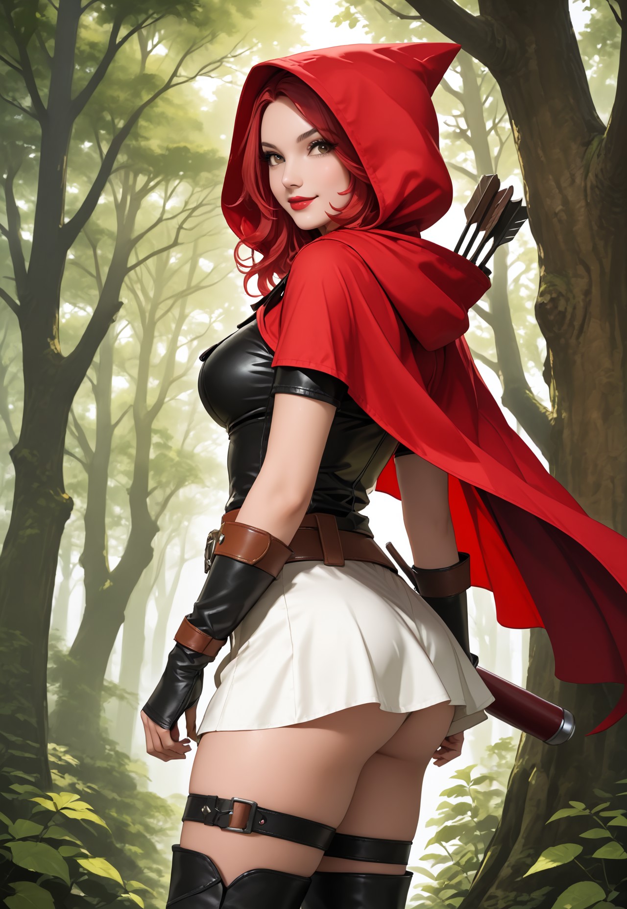 RED HOOD'S LOOK BACK: FOREST CAKE SHOT page 4 full