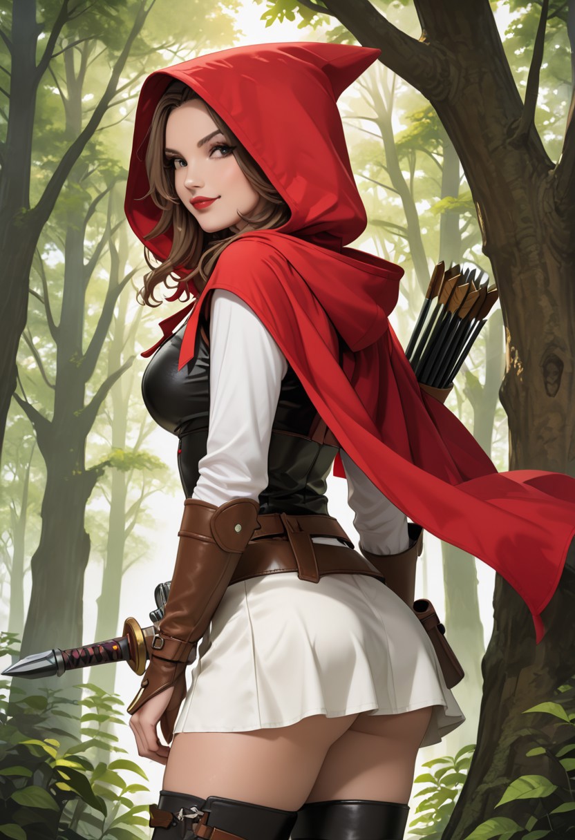 RED HOOD'S LOOK BACK: FOREST CAKE SHOT page 8 full
