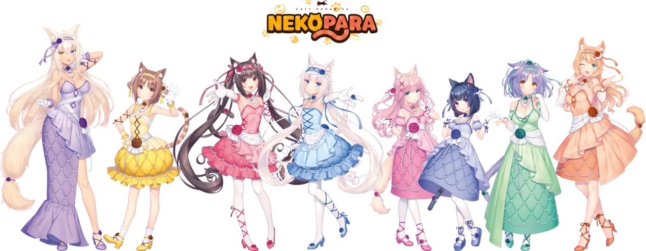 NekoPara Series Characters set page 1 full