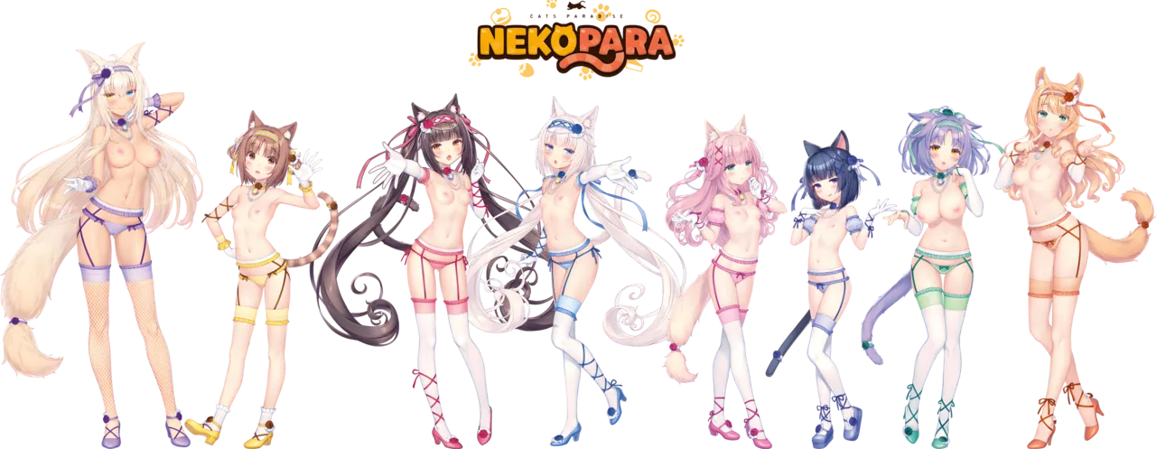NekoPara Series Characters set page 2 full