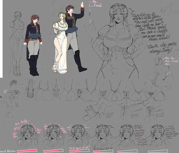 WIP 4chan.org/d/ cursed King TG comic cover