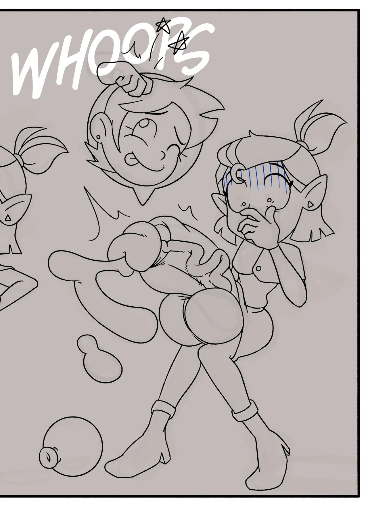 What if Luz got Permanently Turned into Amity's Cock and Balls? page 8 full