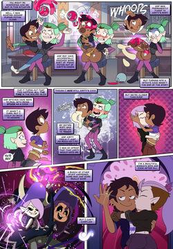 What if Luz got Permanently Turned into Amity's Cock and Balls?