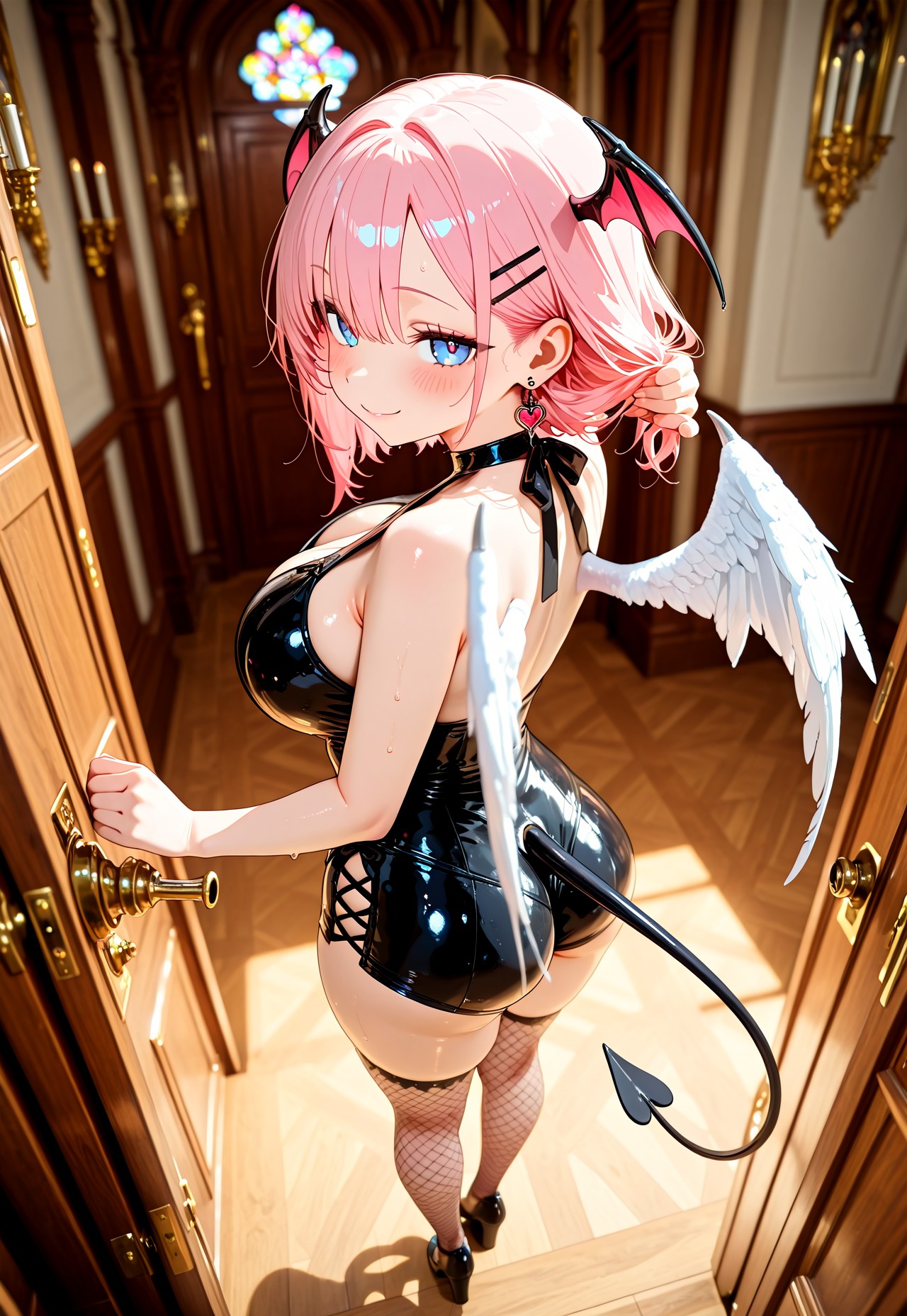 NUN SUCCUBUS POV – PIANO CROSSED LEGS page 5 full