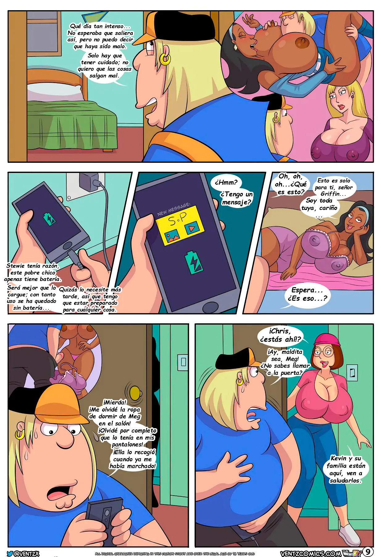 Quahog Diaries   - 3 - Spanish page 10 full