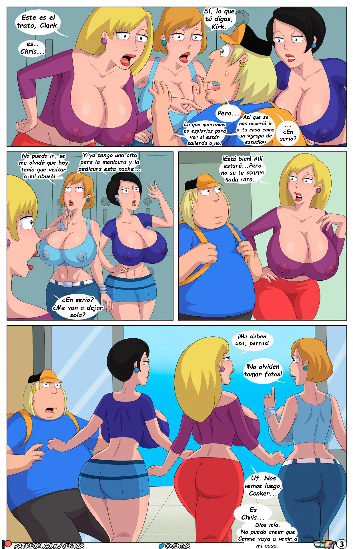Quahog Diaries   - 3 - Spanish page 4 full