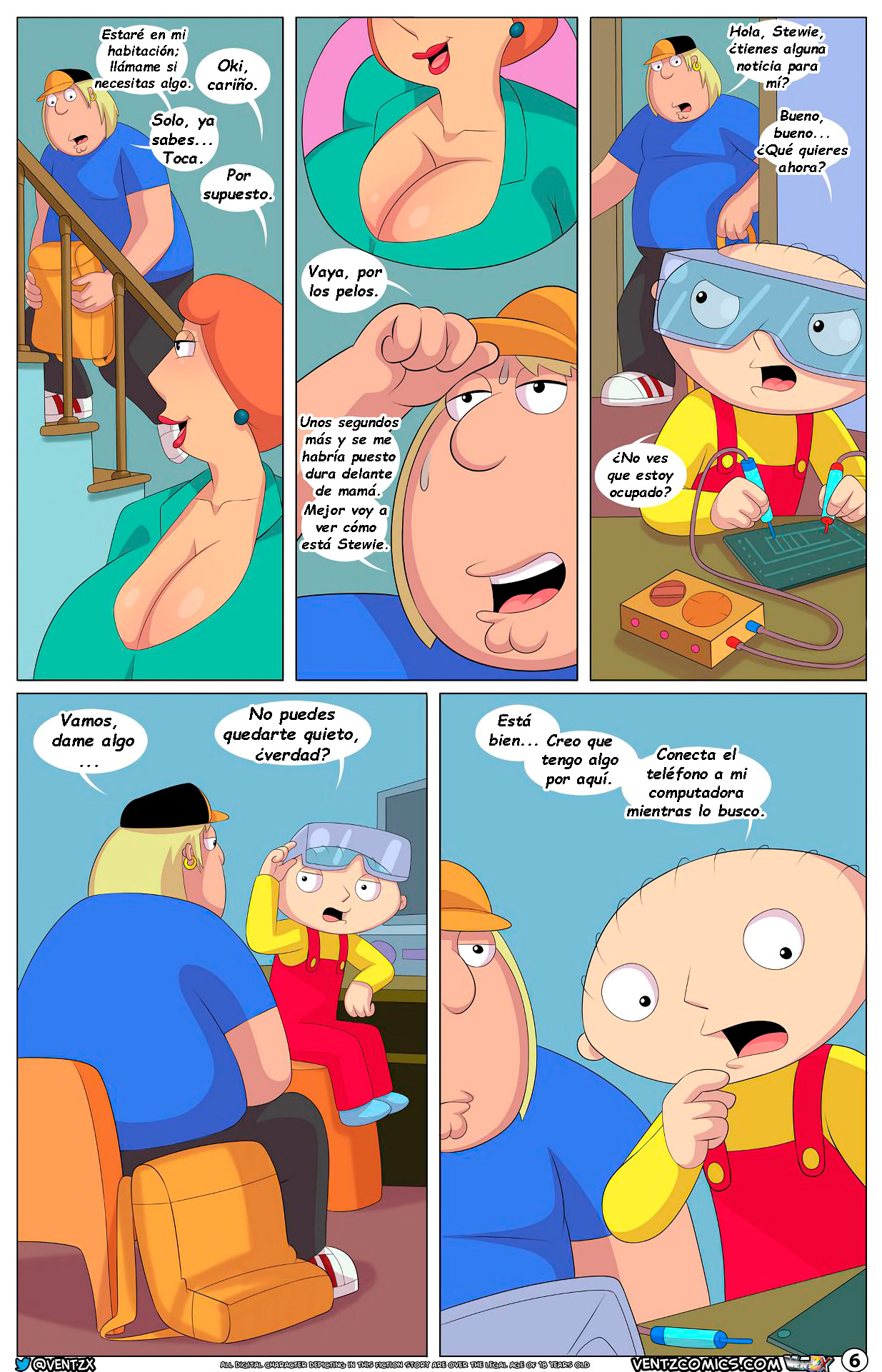 Quahog Diaries   - 3 - Spanish page 7 full