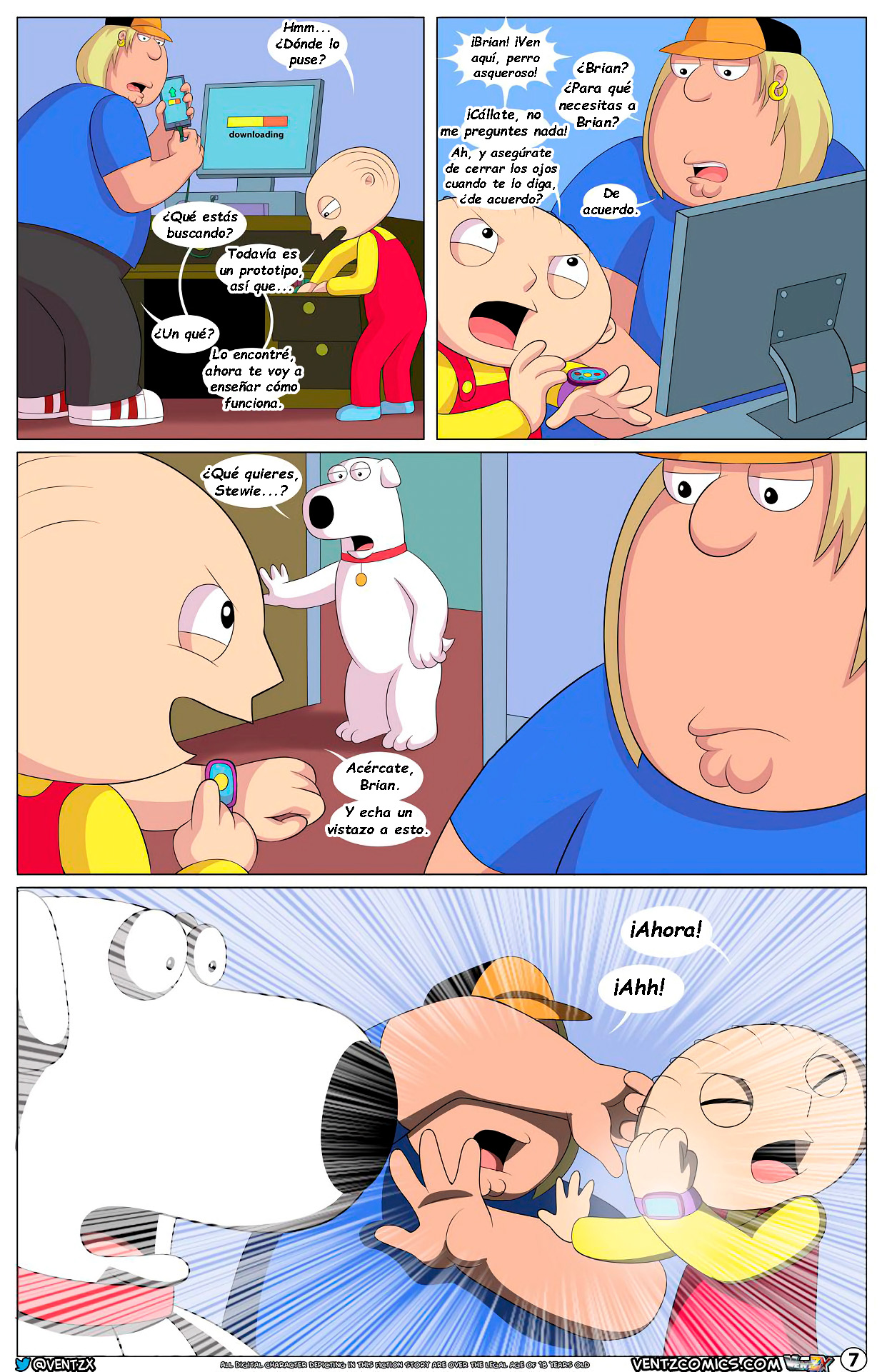 Quahog Diaries   - 3 - Spanish page 8 full