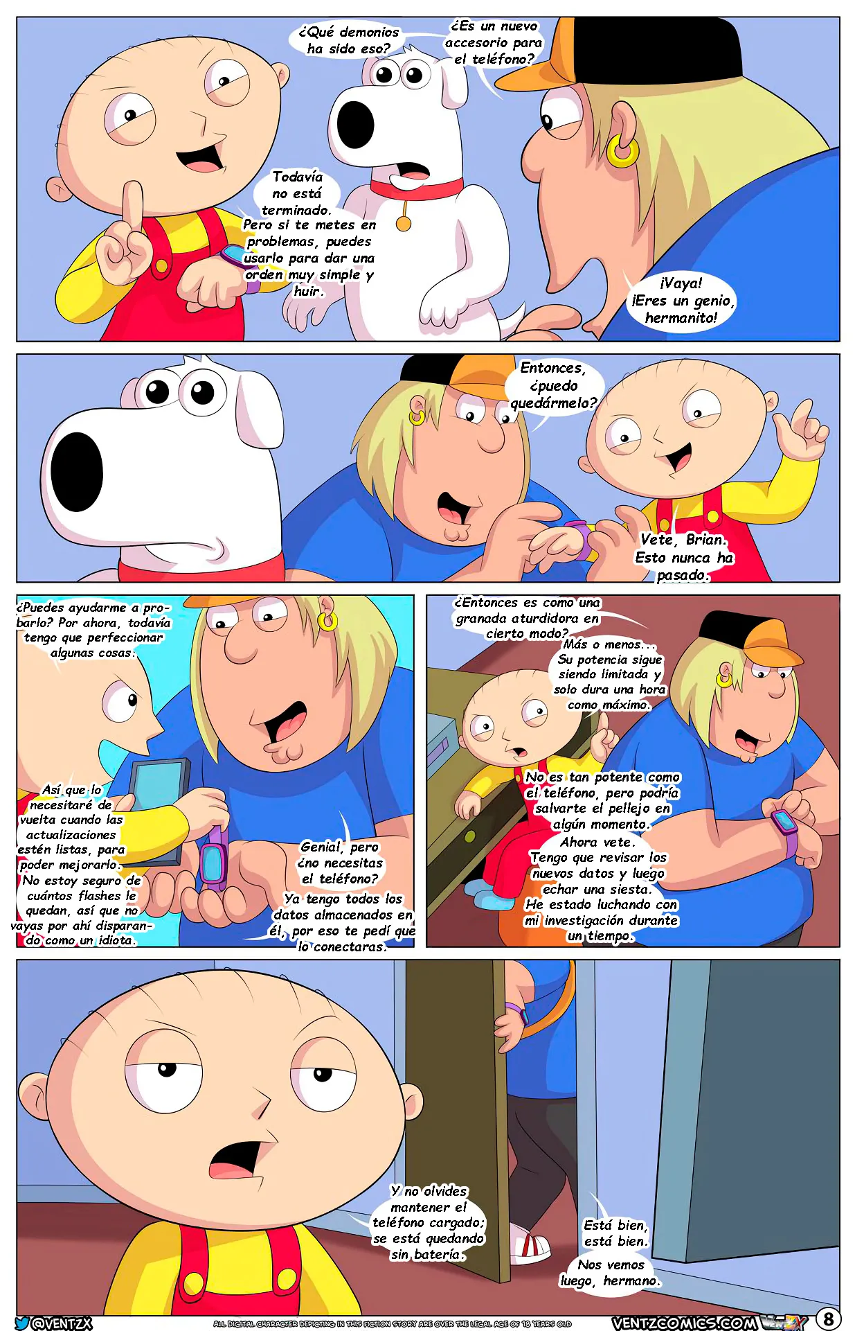 Quahog Diaries   - 3 - Spanish page 9 full