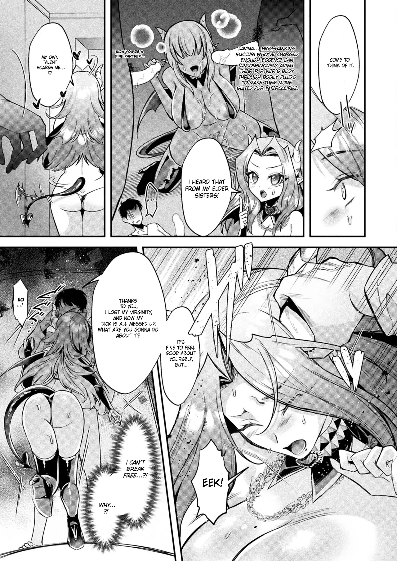 Kachiki Sakyubasu no Yuuwaku ~Chaamu Bicchi~ | The Temptation of a Feisty Succubus ~Charm Bitch~ page 9 full