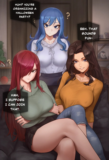 Halloween Party With Fairy Tail Girls cover