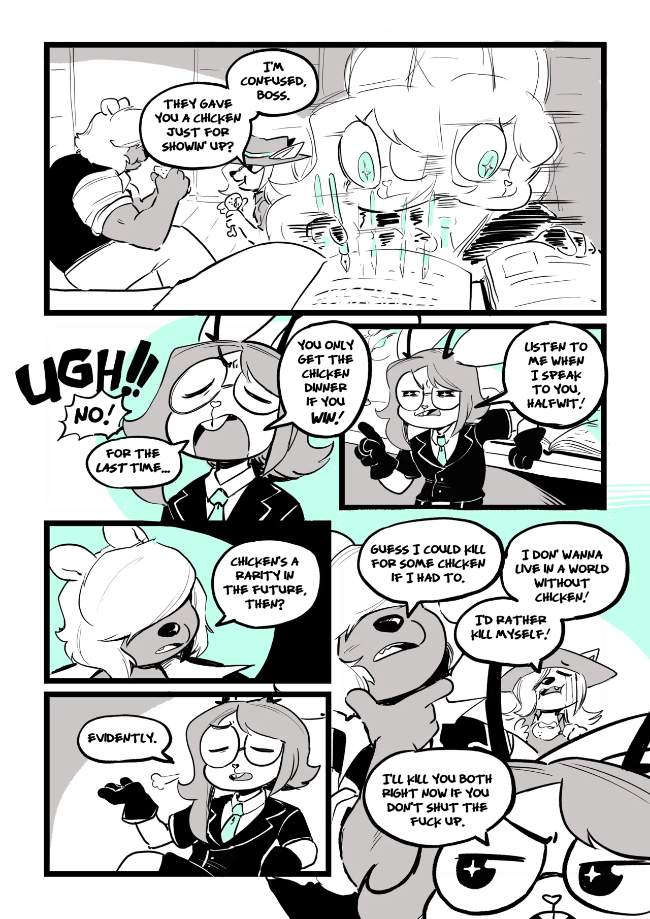 Hachimitsu: Blade for Hire: Chapter 13 - In Which Wyatt Sucks So Bad page 2 full