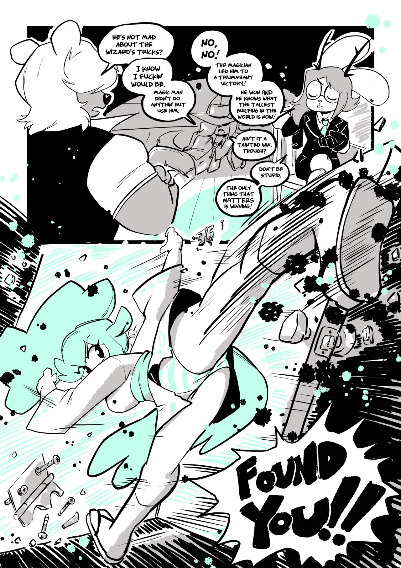 Hachimitsu: Blade for Hire: Chapter 13 - In Which Wyatt Sucks So Bad page 7 full