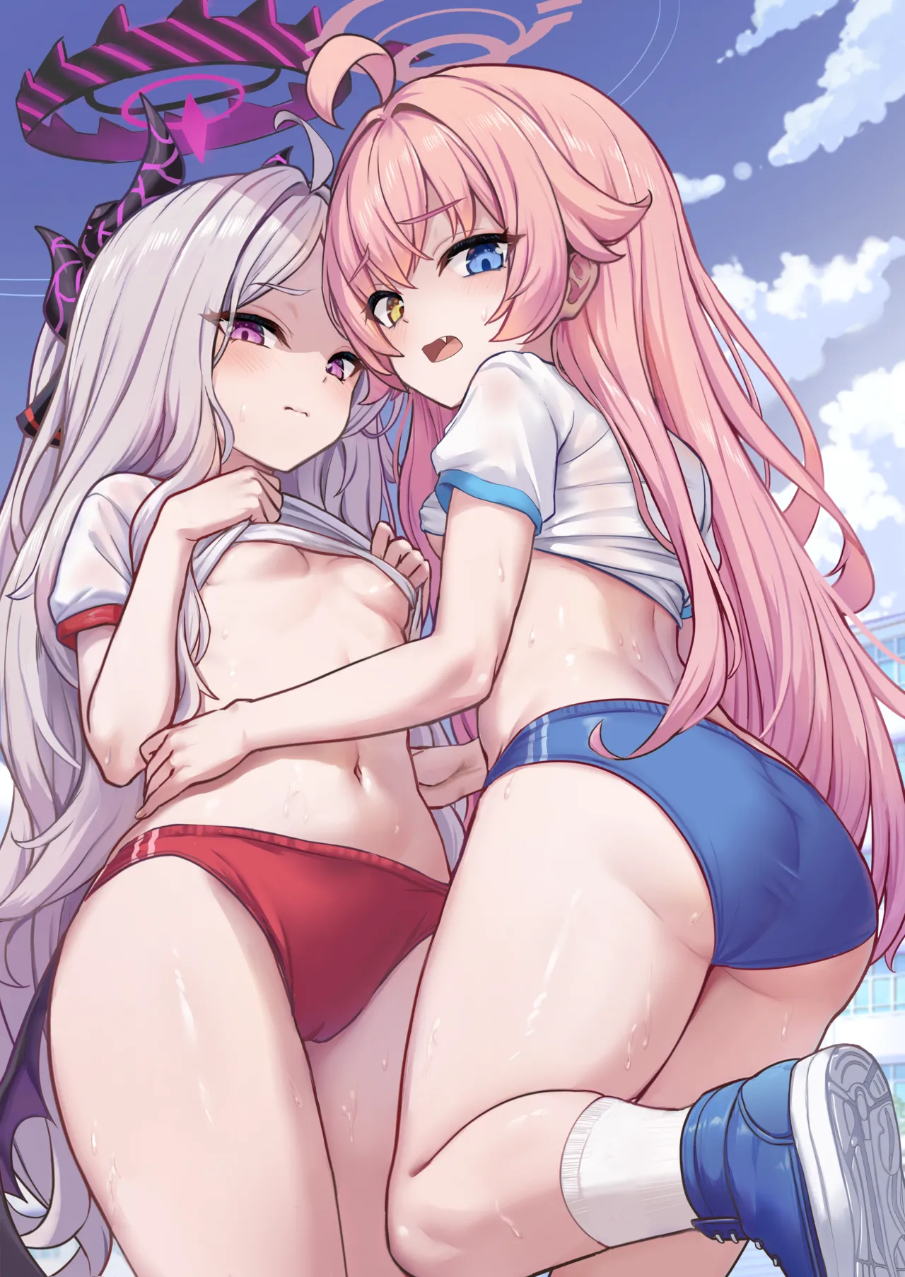 体操服陽奈と星野 page 4 full