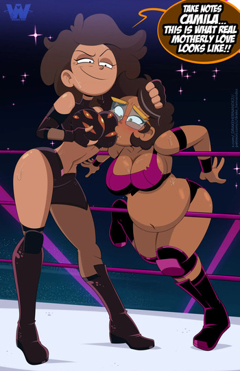 Wrestlingverse: Amphibia vs The Owl House cover