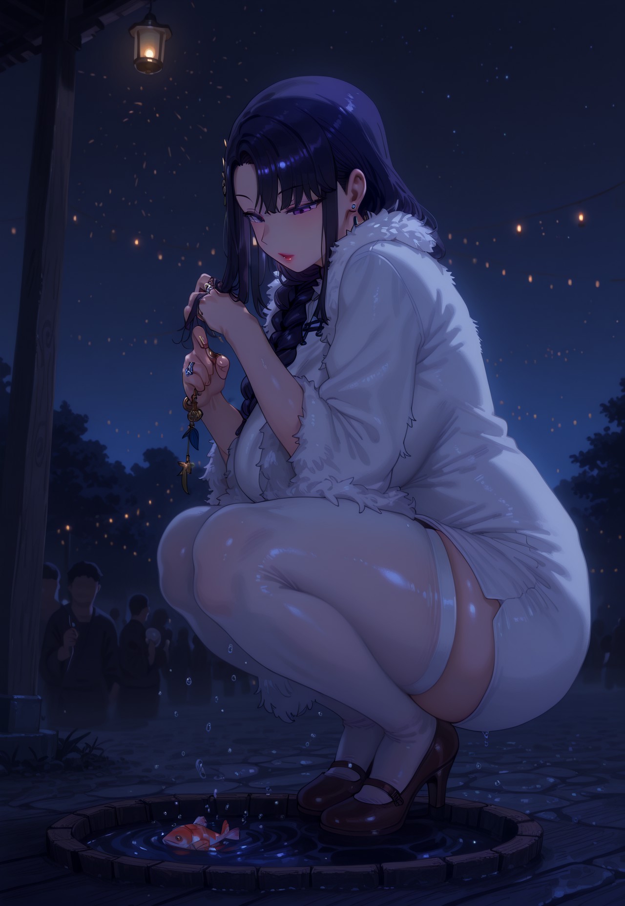 TSUBAKI'S FESTIVE POV - FUR BOA &amp; FISHNET REFLECTION page 8 full