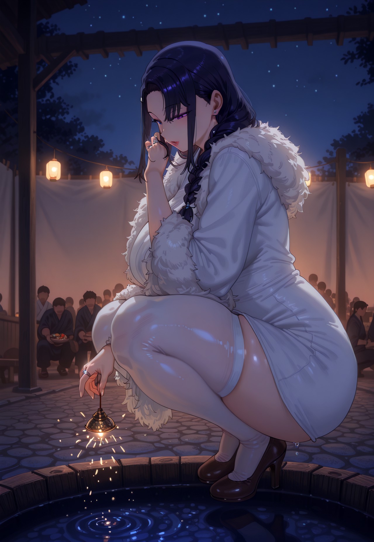 TSUBAKI'S FESTIVE POV - FUR BOA &amp; FISHNET REFLECTION page 9 full