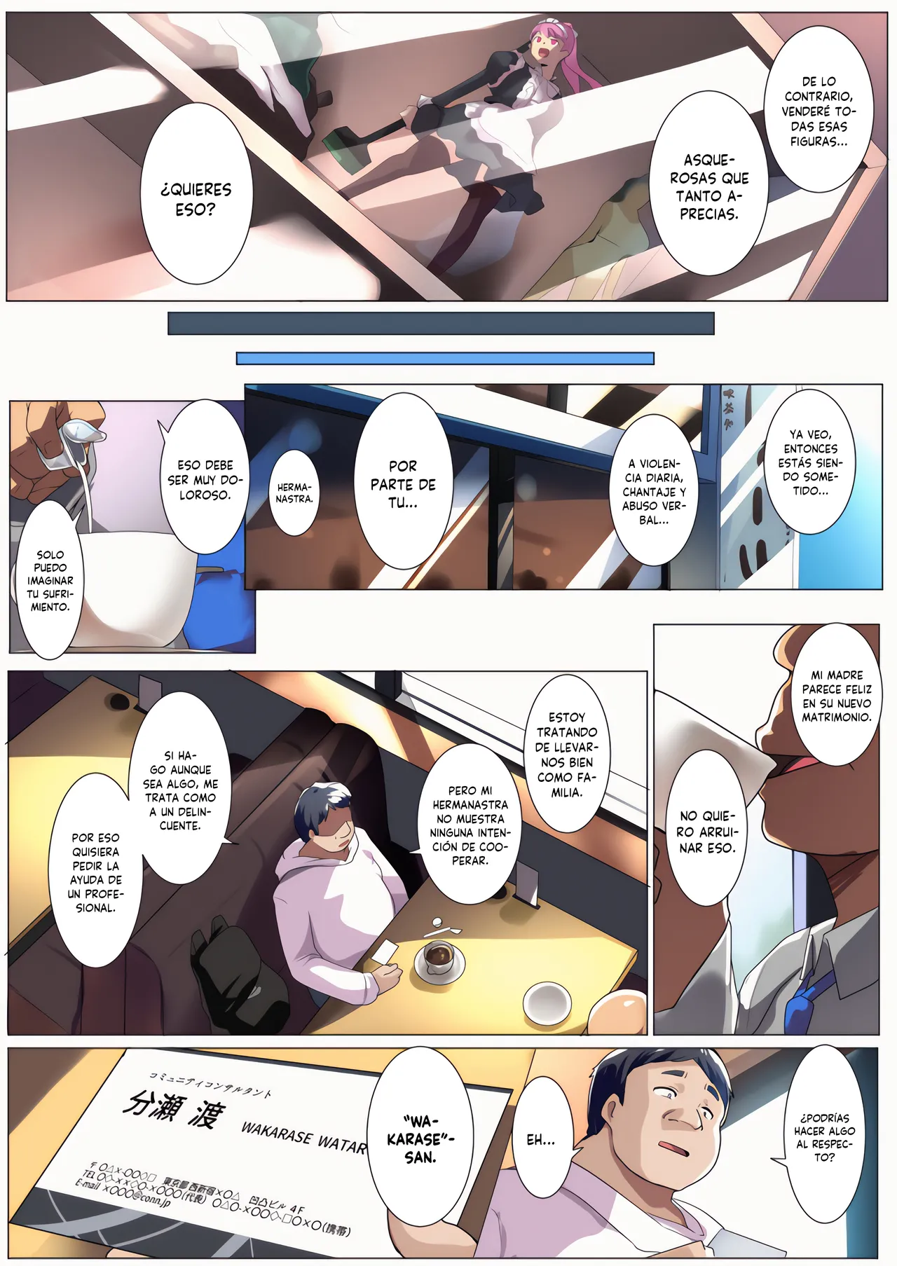 Wakarase Consultant ~Anata no Gimai, Onaho ni Shimasu~ | Consultor de Disciplina ~Convertiré a tu Hermanastra en un Onahole~ page 4 full