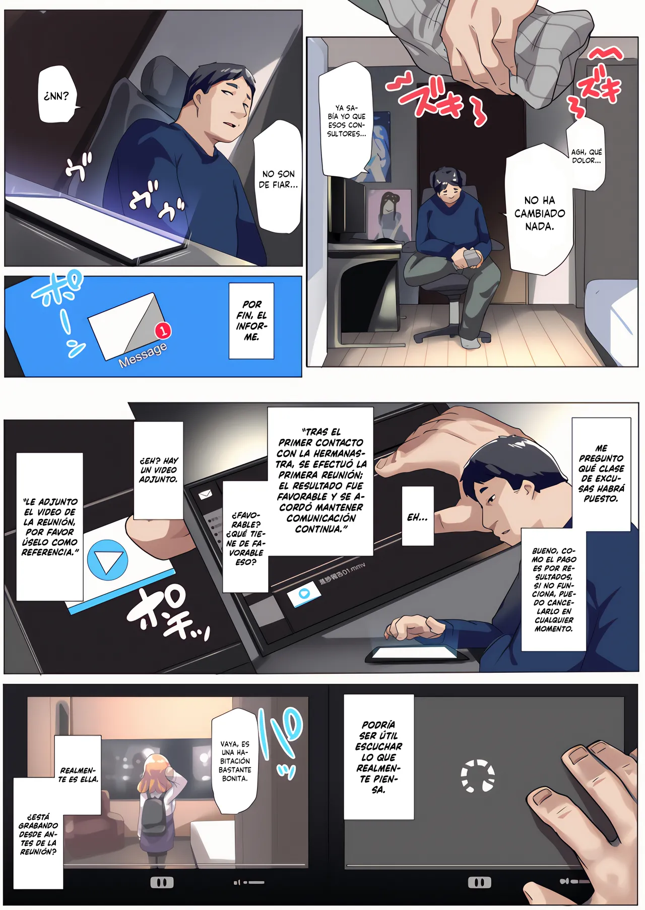 Wakarase Consultant ~Anata no Gimai, Onaho ni Shimasu~ | Consultor de Disciplina ~Convertiré a tu Hermanastra en un Onahole~ page 8 full