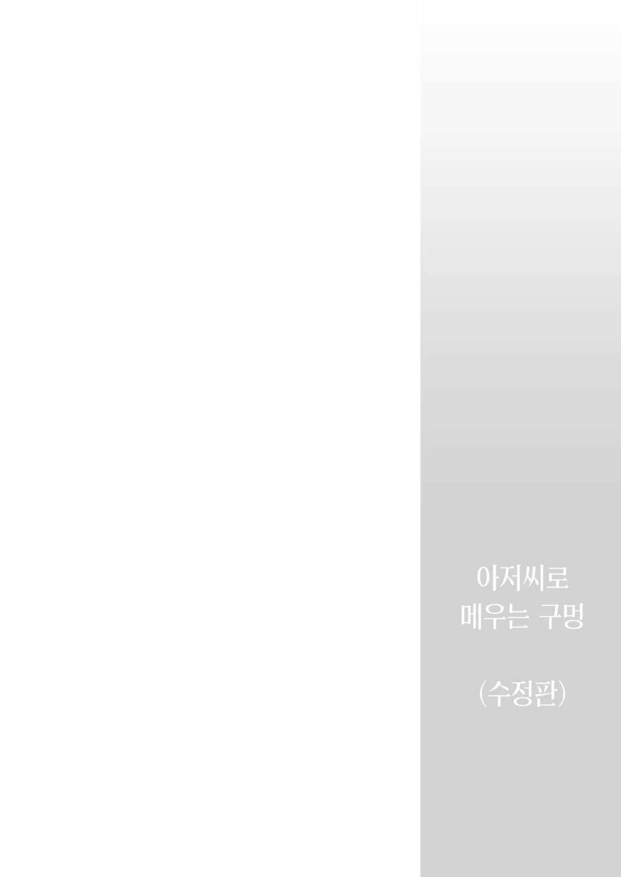 Oji-san de Umeru Ana | 아저씨로 메우는 구멍 page 2 full