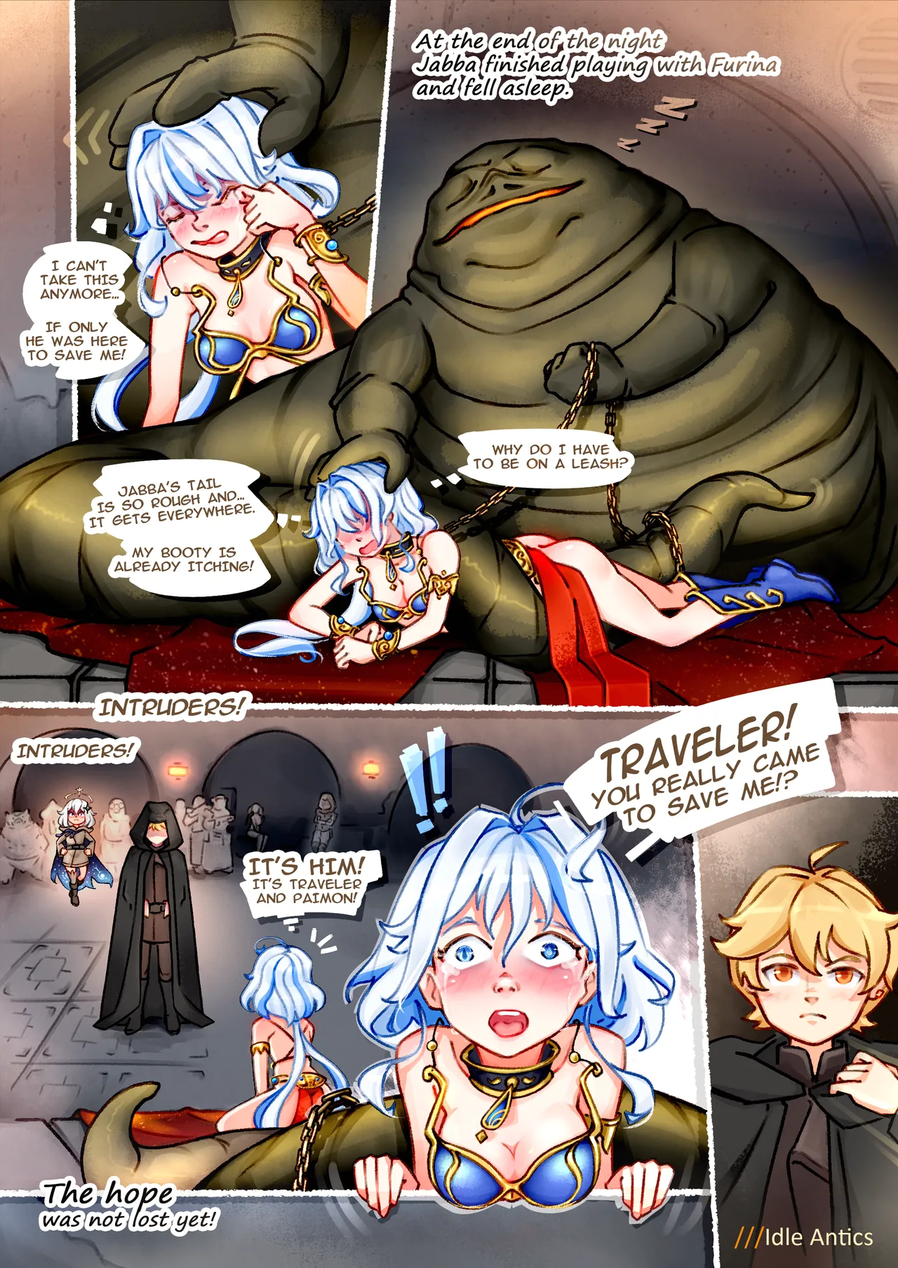 Furina's Fiasco in THE JABBA'S LAIR | Фиаско Фурины В ЛОГОВЕ ДЖАББЫ page 3 full