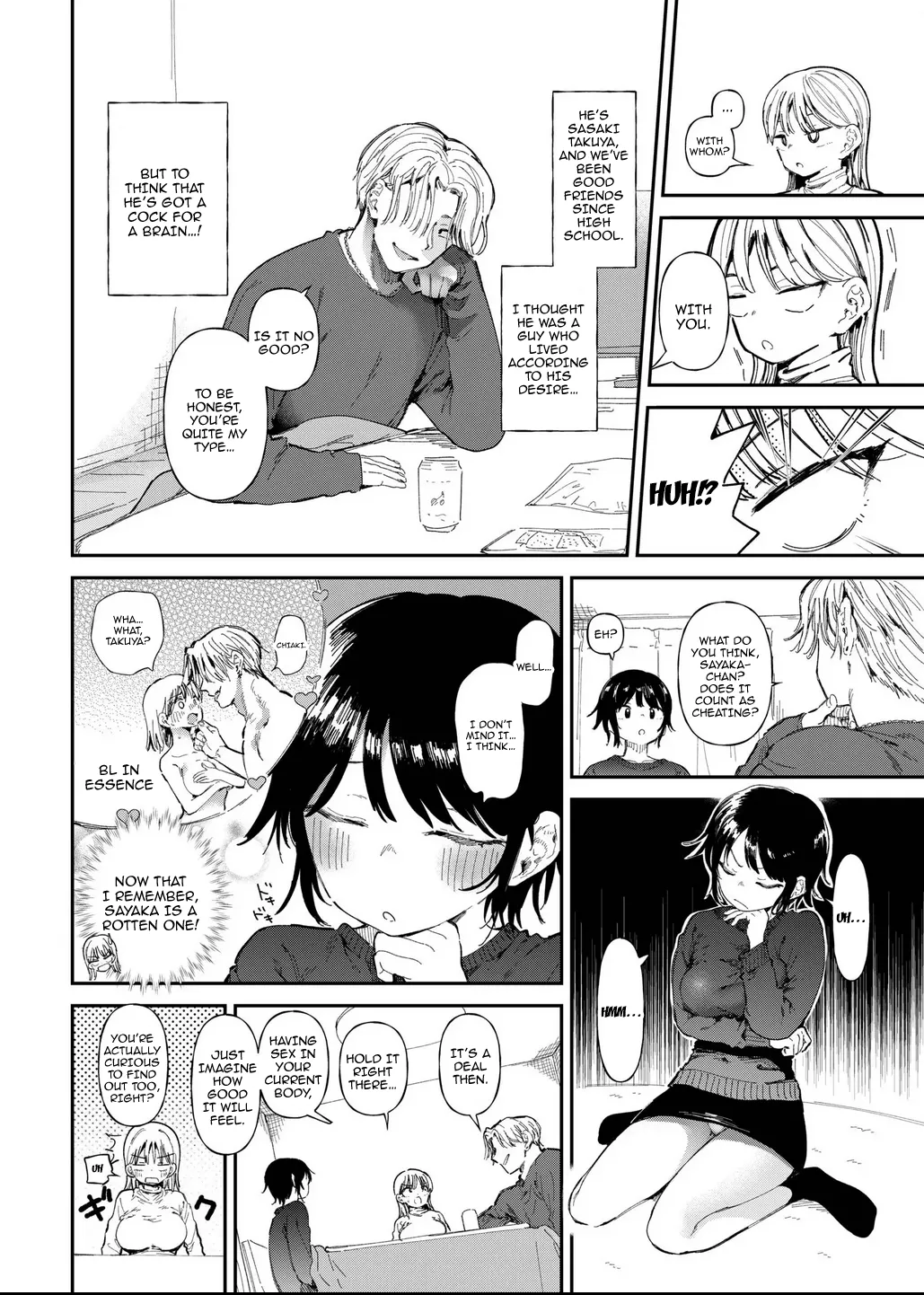 TS Shitara Tomodachi Ni Yararetashi Kanojo Mo NTRreta Hanashi Zenpen / Story Of How When I Changed Genders, My Friend Fucked Me And My Girlfriend Got NTR'd First Part page 6 full