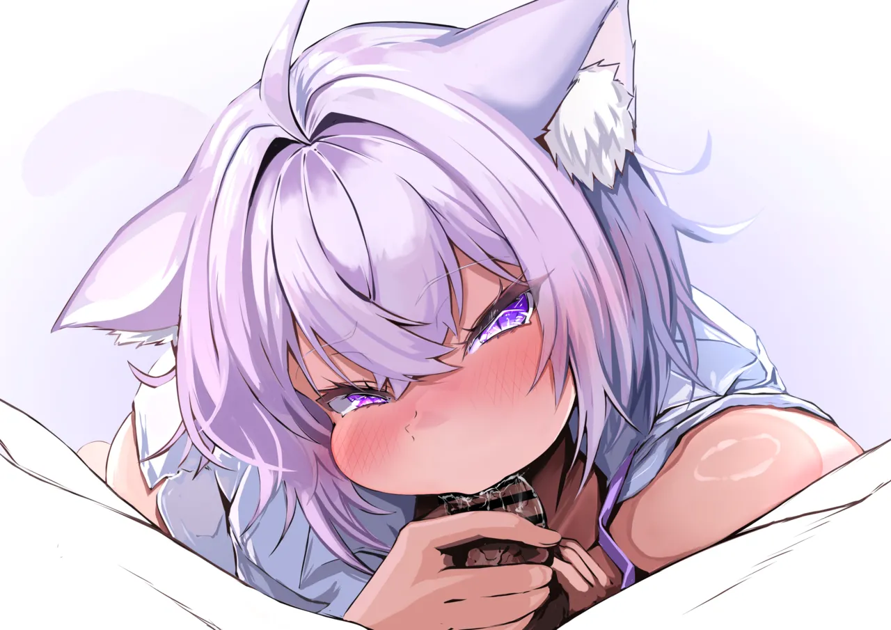 猫又おかゆ ふにゃちん頬擦り page 9 full