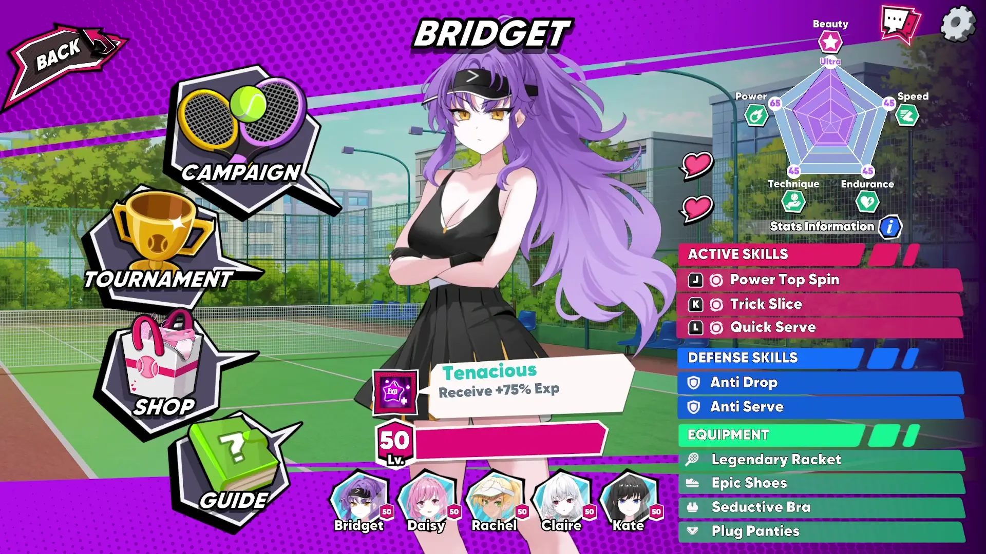 Academy Love Saga Tennis Angels EX Animated page 5 full