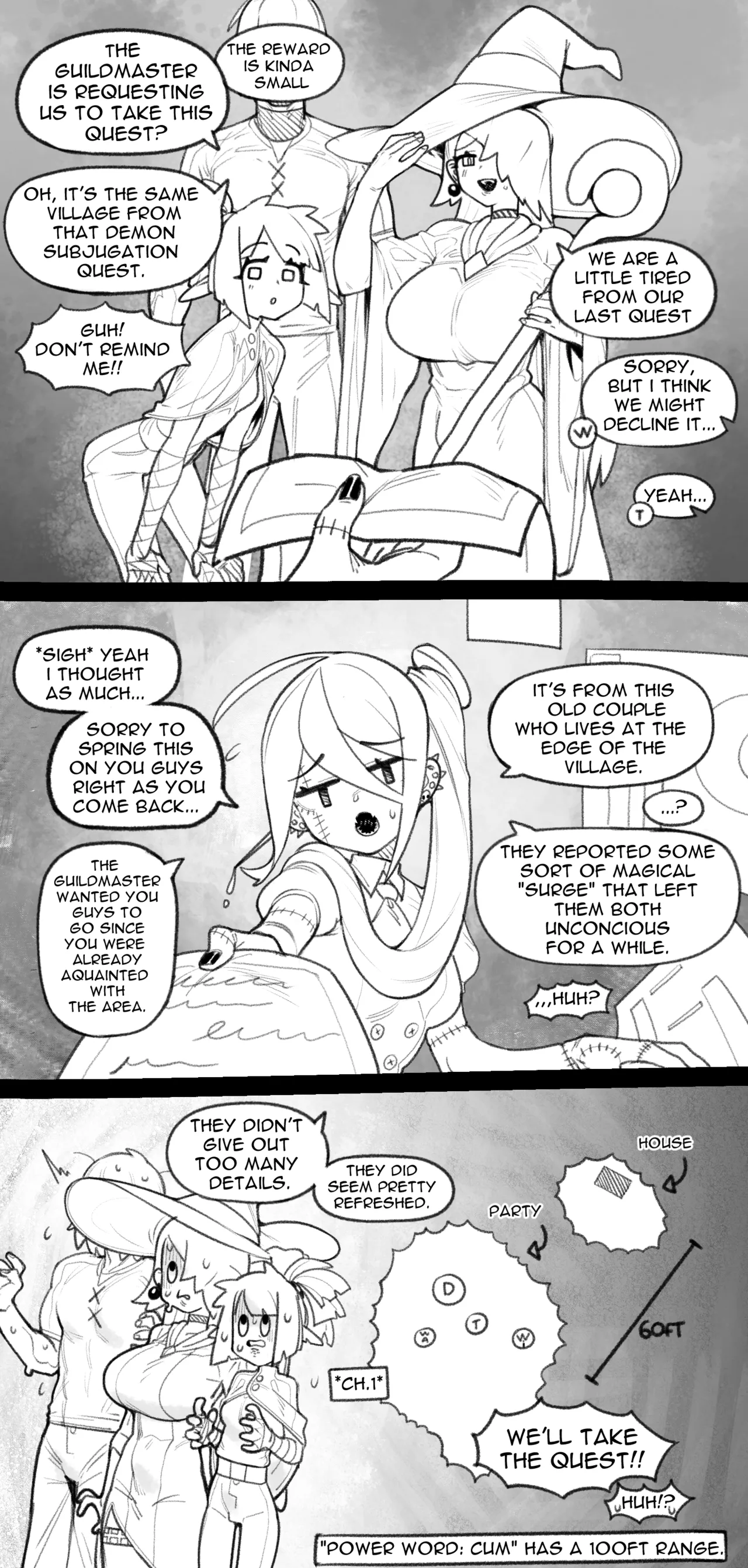 A wizard who can cast a forbidden spell page 4 full