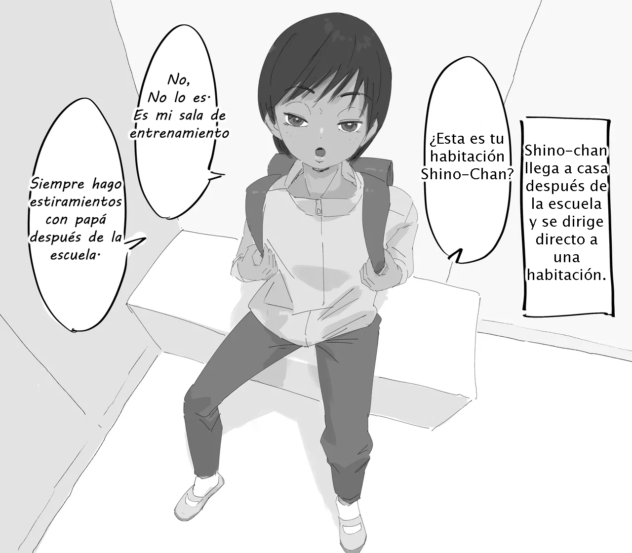 Hiyake Boyish Kyouei Mizugi-chan Jitsu no Chichioya to Gachi Koubi｜Una Tomboy Bronceada en Traje de Baño Tiene Sexo Duro con Su Verdadero Padre page 4 full