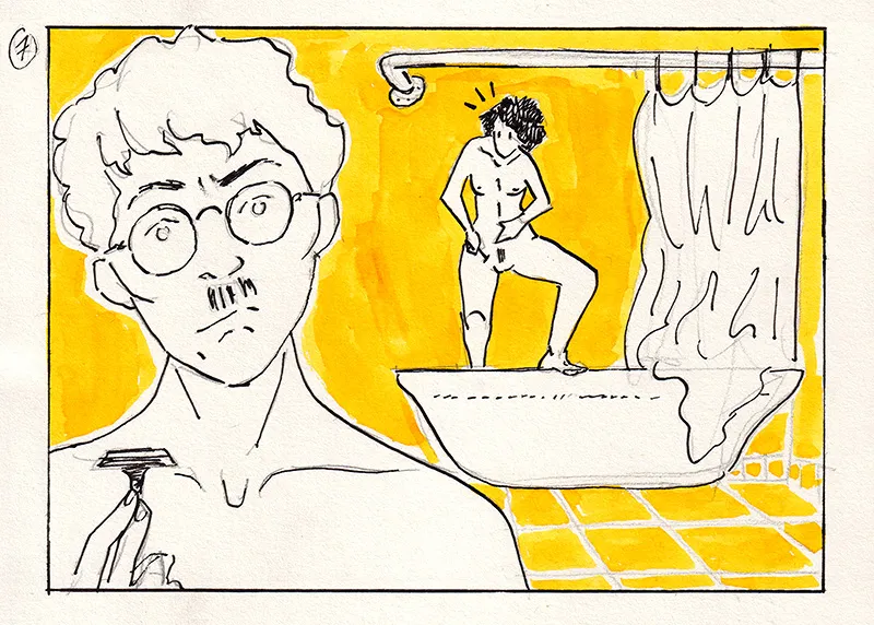 JUDE &amp; JULIE #02 — Shaving page 7 full