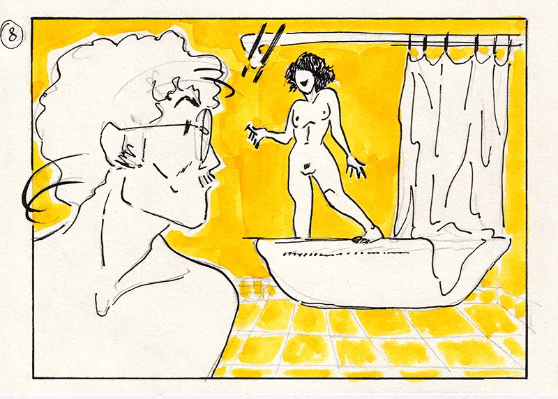 JUDE &amp; JULIE #02 — Shaving page 8 full