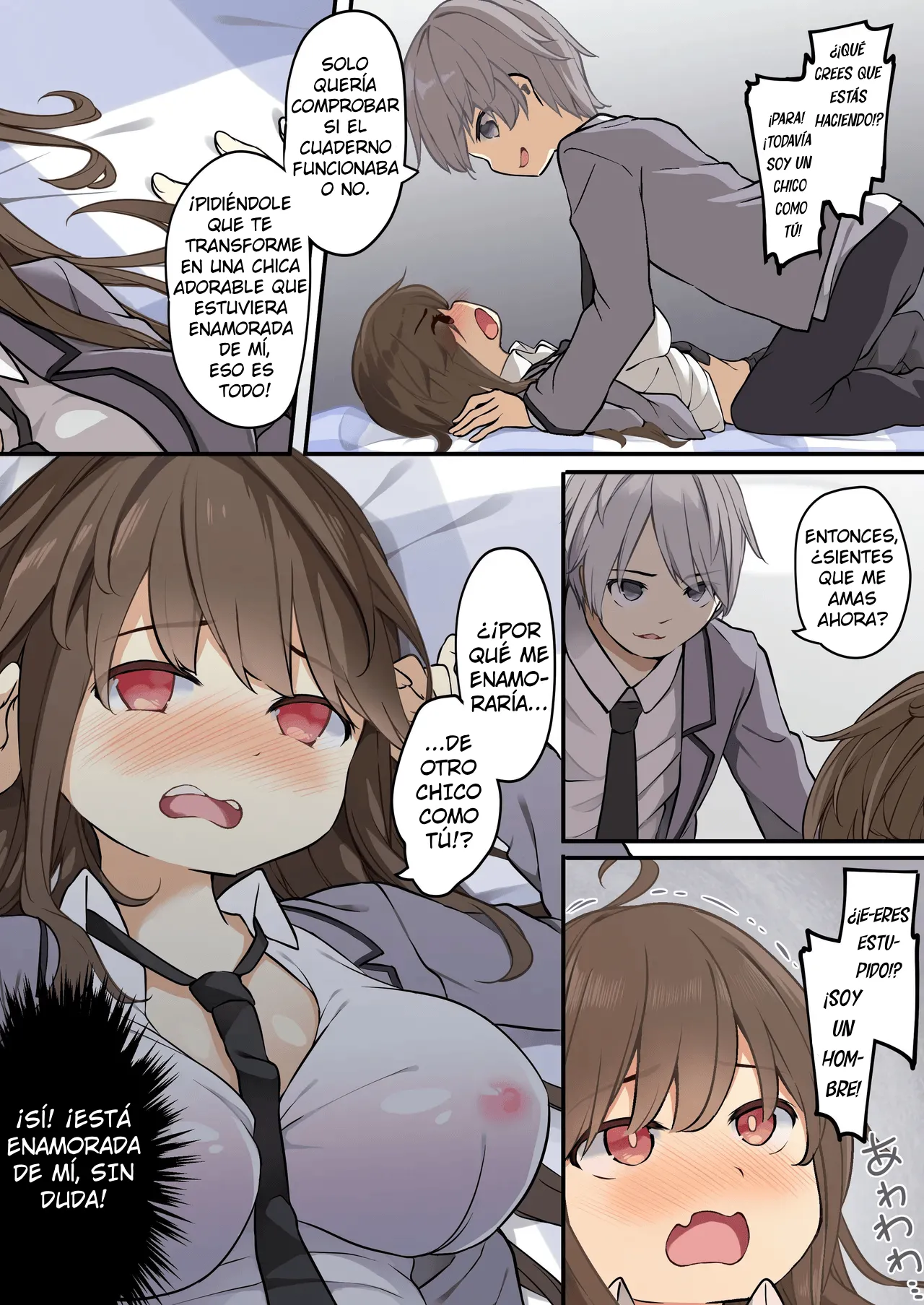 Yuujin o Ore no koto ga Daisuki na Onna no Ko ni Kaihen shitara Yandere-ka shite Ore Made Onna no Ko ni sareta Ken page 7 full