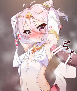 儀装束コッコロがエッチなので腋コキしてもらった