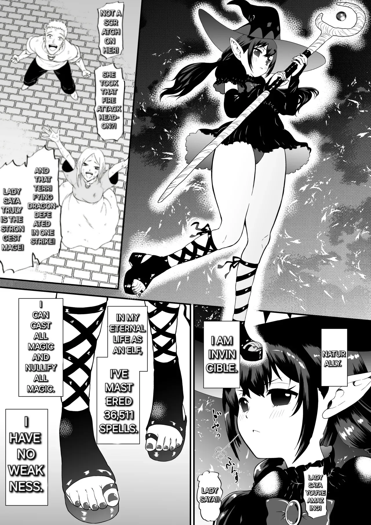 A story about a witch who thinks she is invincible but is tickled to the max by tentacles and brought to tears page 4 full