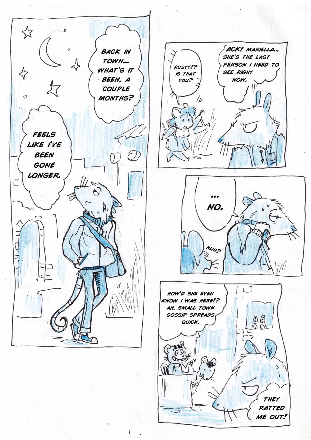 Reunion: A Mouseworld Comic page 1 full