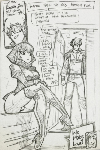 Judua X Haman are gundam seedin' Goof Of cover