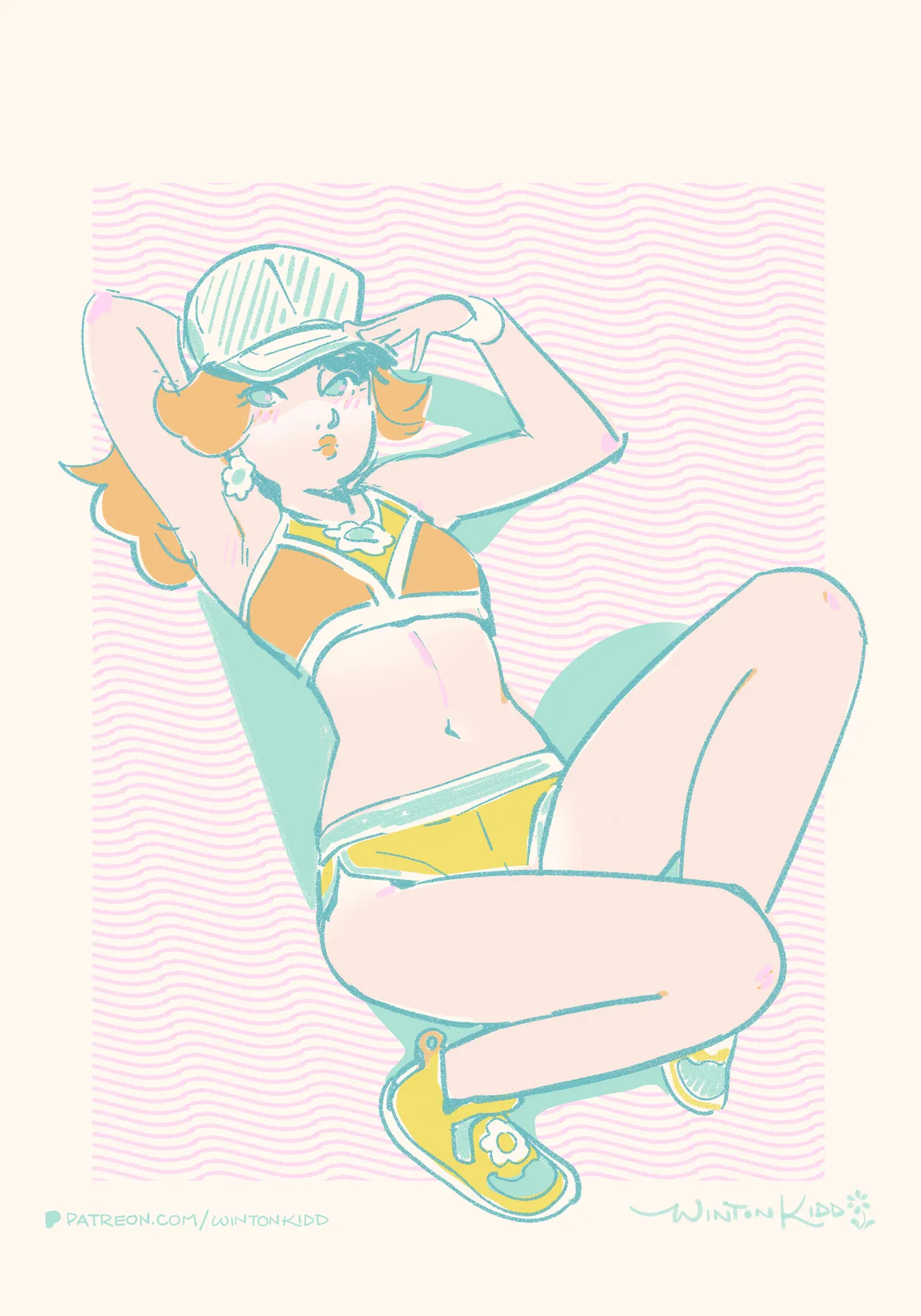 Daisies Art Zine page 2 full