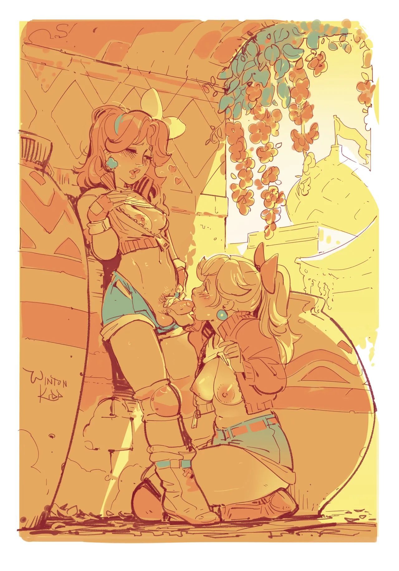 Daisies Art Zine page 9 full