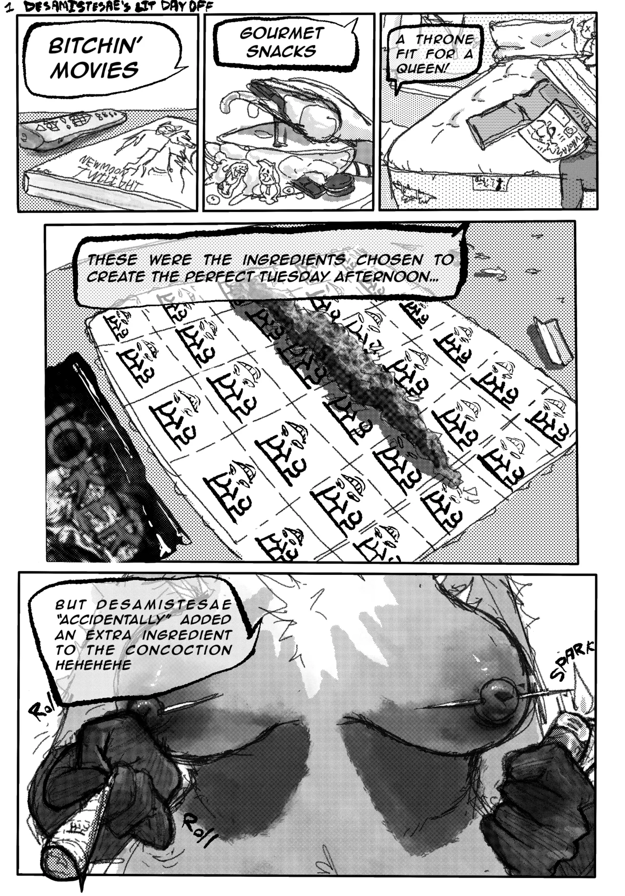 STACY’S LIT DAY OFF!!! page 1 full