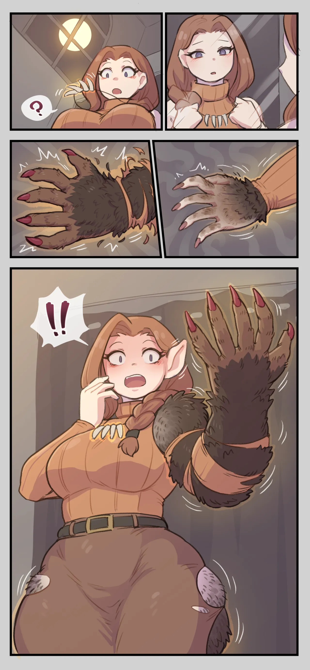 Halloween Werewolf TF page 3 full