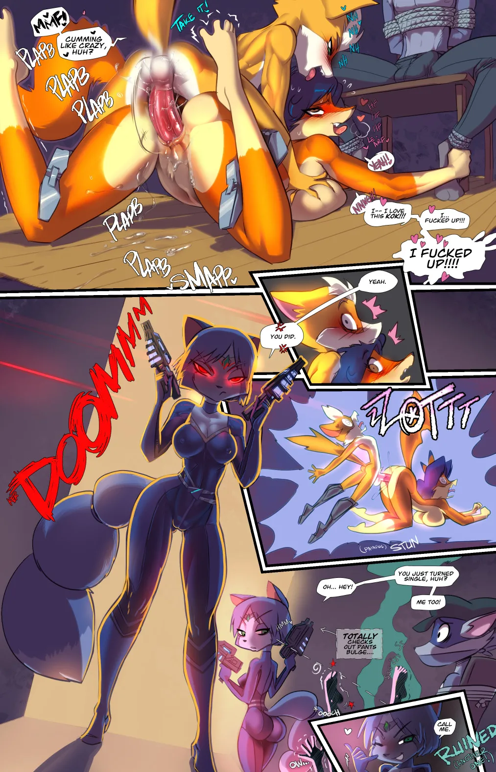 Starfuxxx + Sly X Carmelita Goof Of page 3 full
