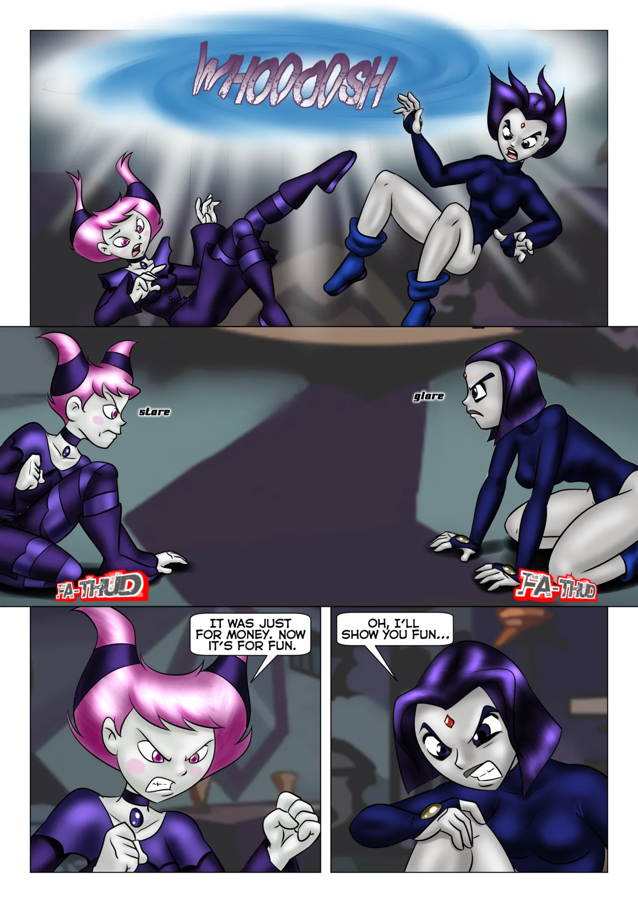 Teen Titans Lover's Quarrel 1-2 page 2 full