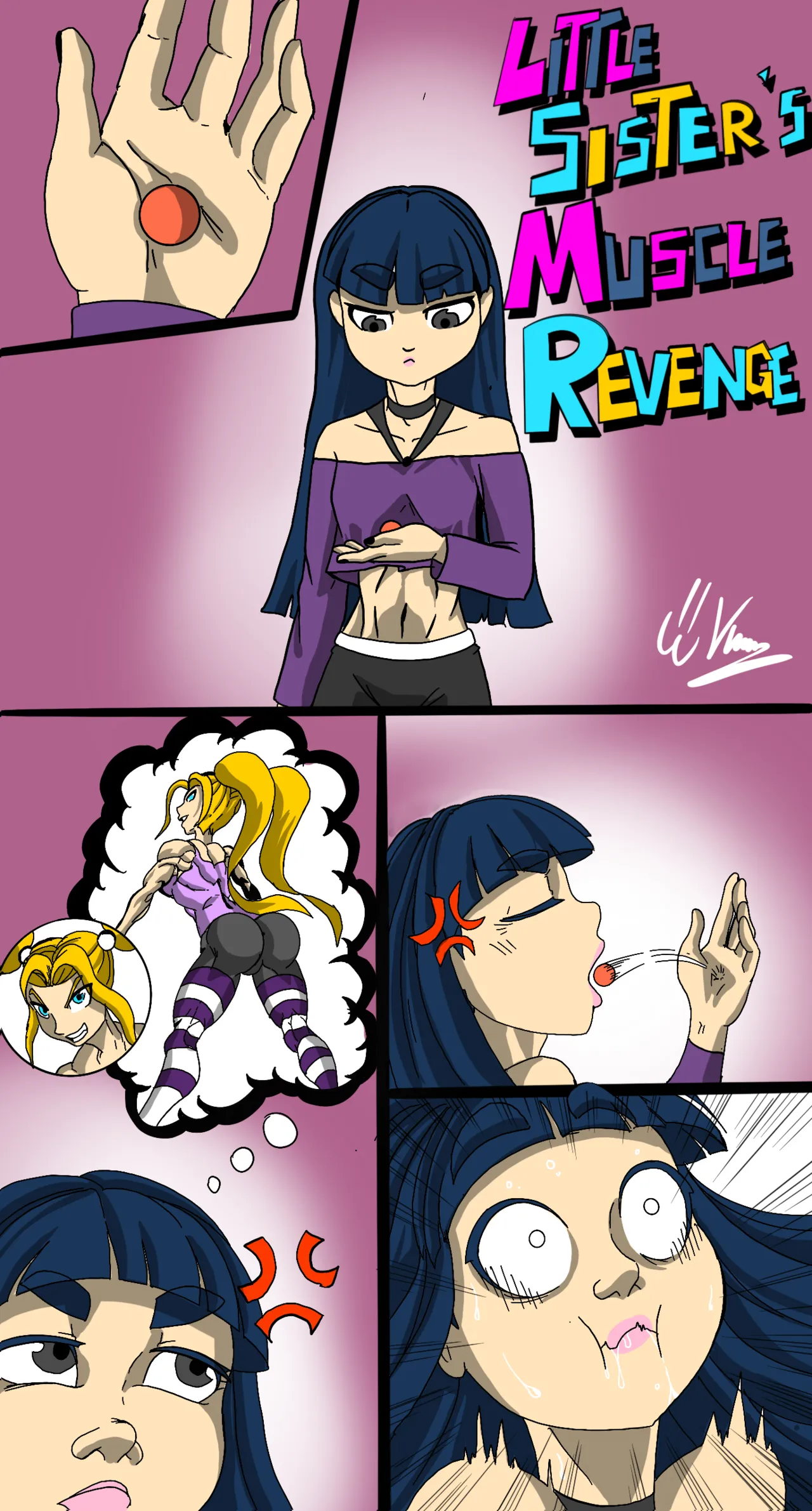Little Sister's Muscle Revenge chapter 1 page 1 full