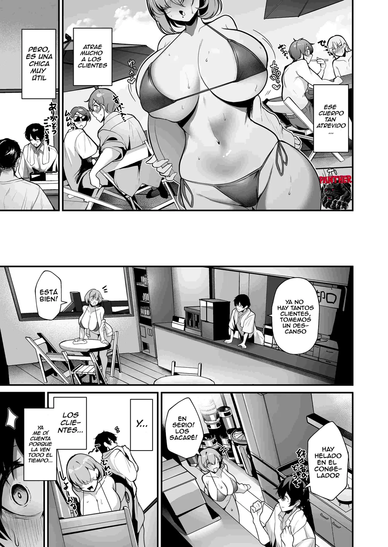 Seiyoku Tamatta Umi no Ie no Kyonyuu Bikini Gal to Ecchi shimakutta Hanashi | La historia de cómo me enrede con una chica de grandes tetas grandes en una cabaña junto al mar page 4 full