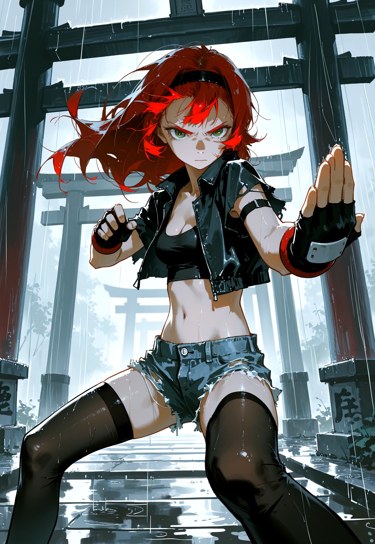 MARTIAL ARTS POV – CROP TOP NAVEL RAIN page 2 full