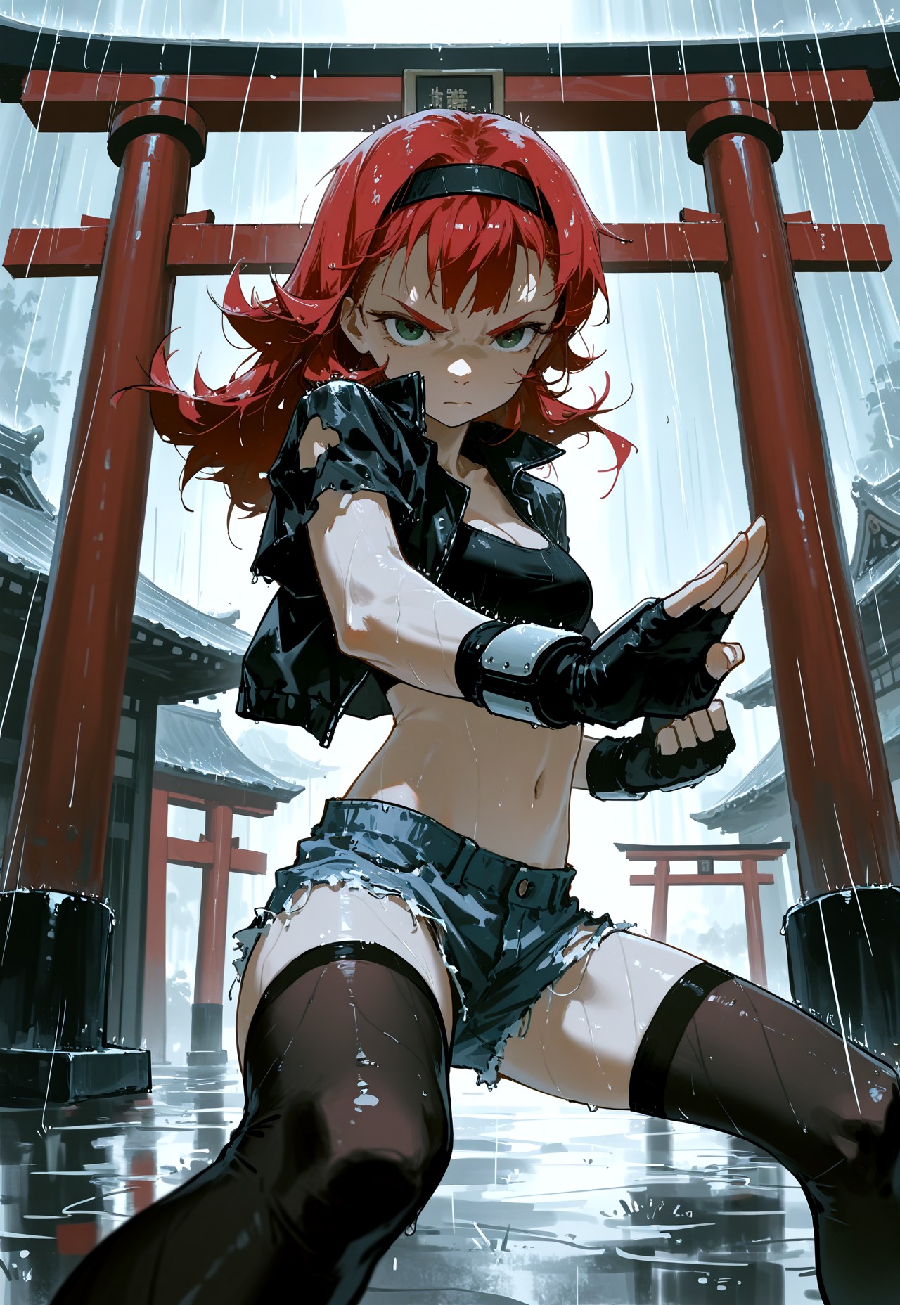 MARTIAL ARTS POV – CROP TOP NAVEL RAIN page 3 full