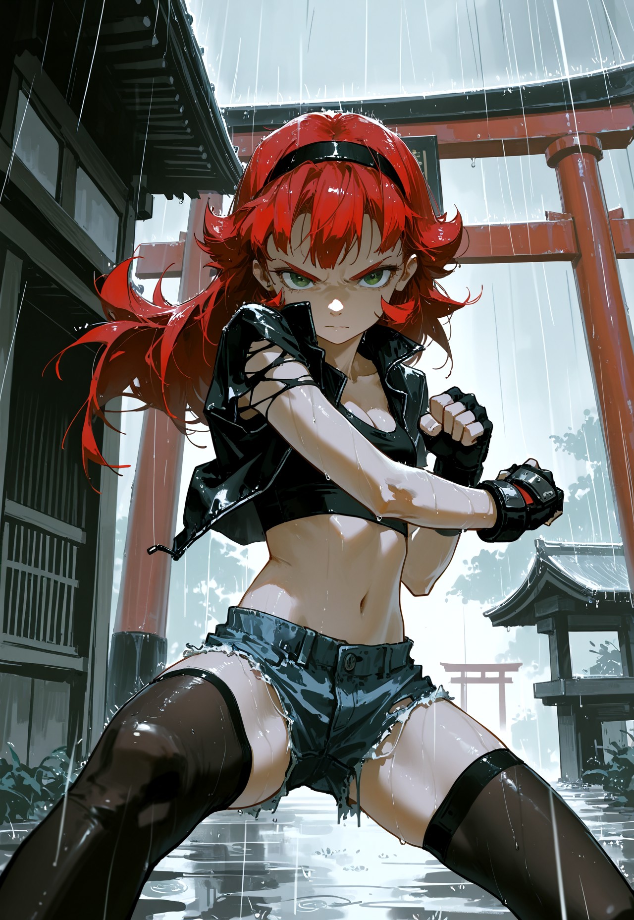 MARTIAL ARTS POV – CROP TOP NAVEL RAIN page 4 full